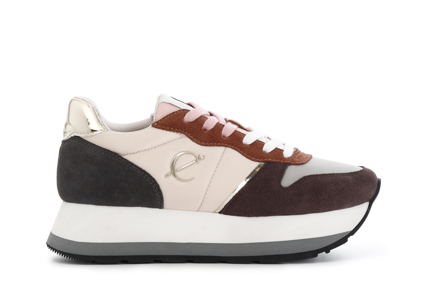 zapatillas deportivas de mujer en ante. tan combo 41