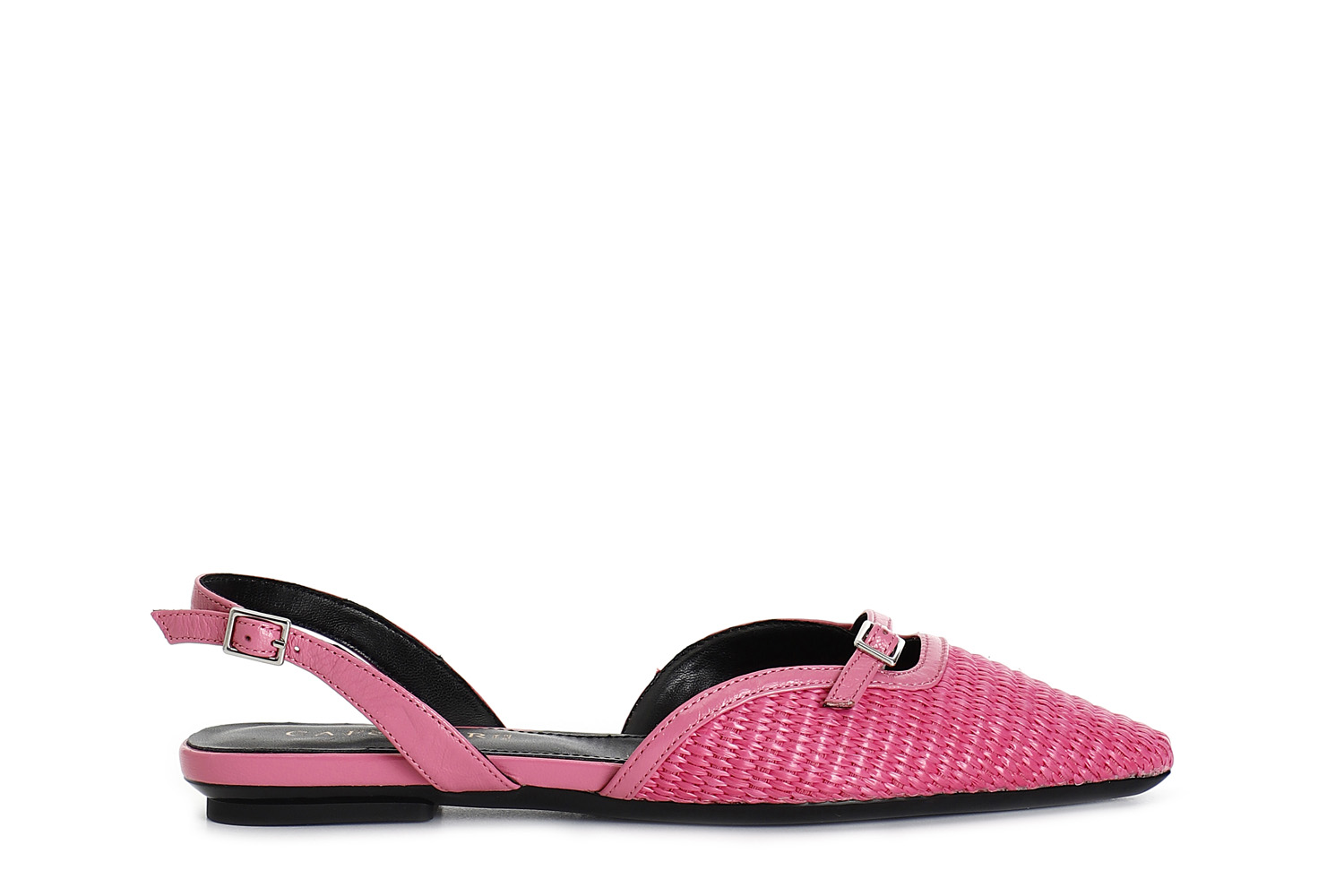 destalonado de paja tejida hot pink 37