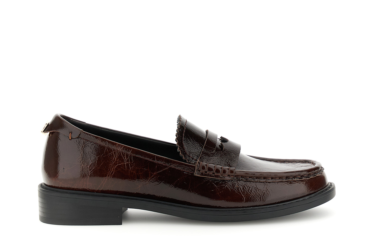 mocasines de piel naplak con antifaz coffee