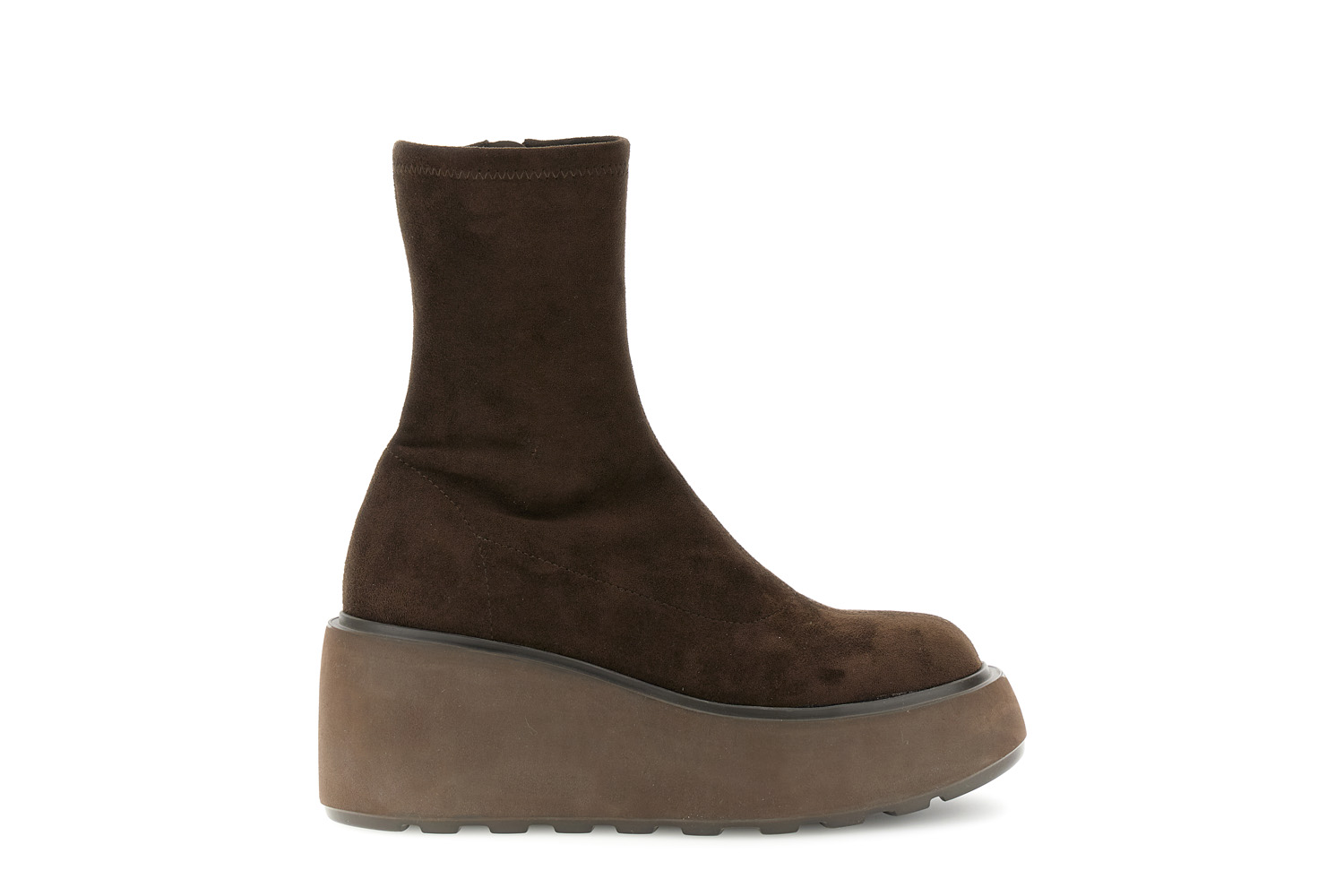 botines de cuna de tejido elastico dark brown 39