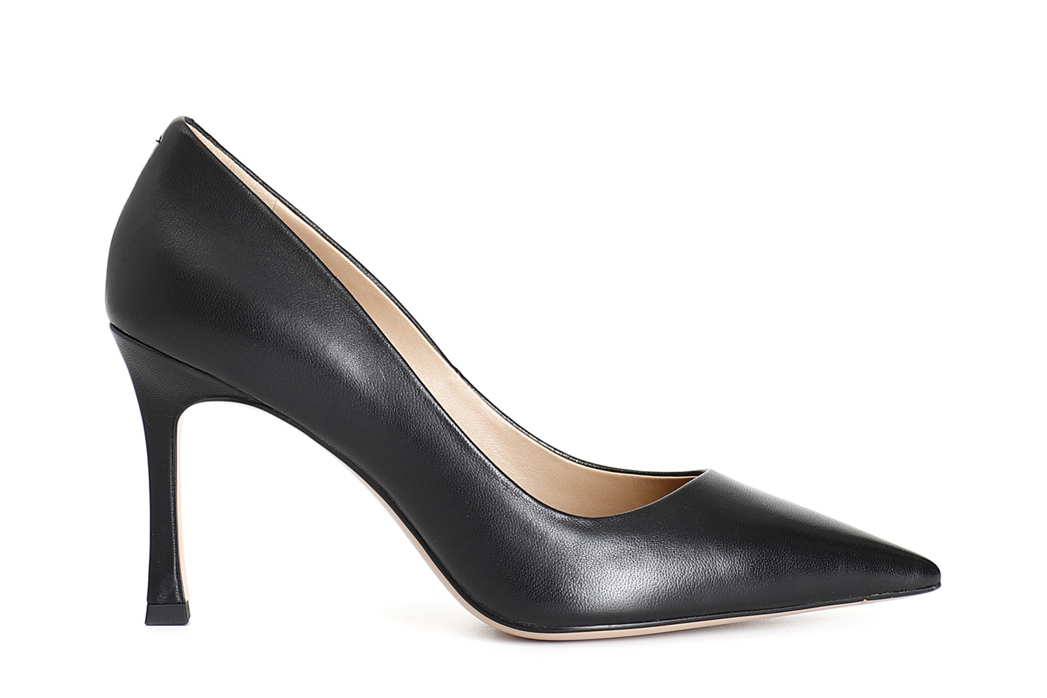 zapatos de salón de cuero black 40