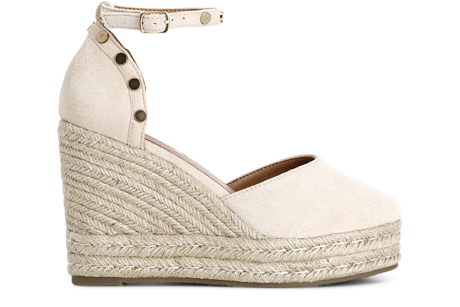 sandalias de tela y cuna de esparto sand 39