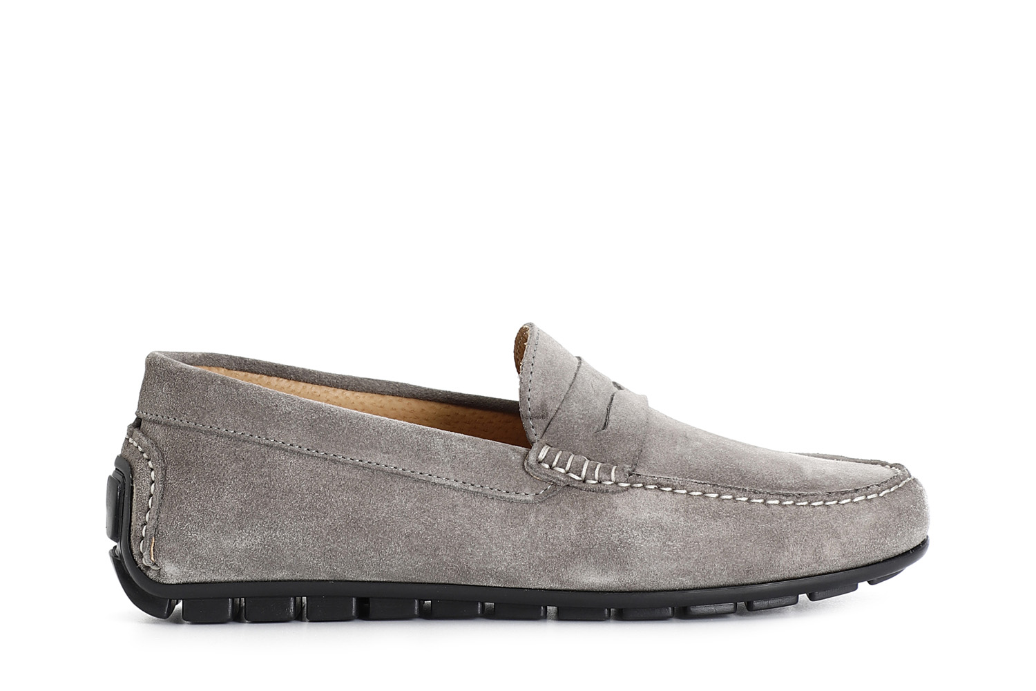 mocasines en piel de ante para hombre grey 42