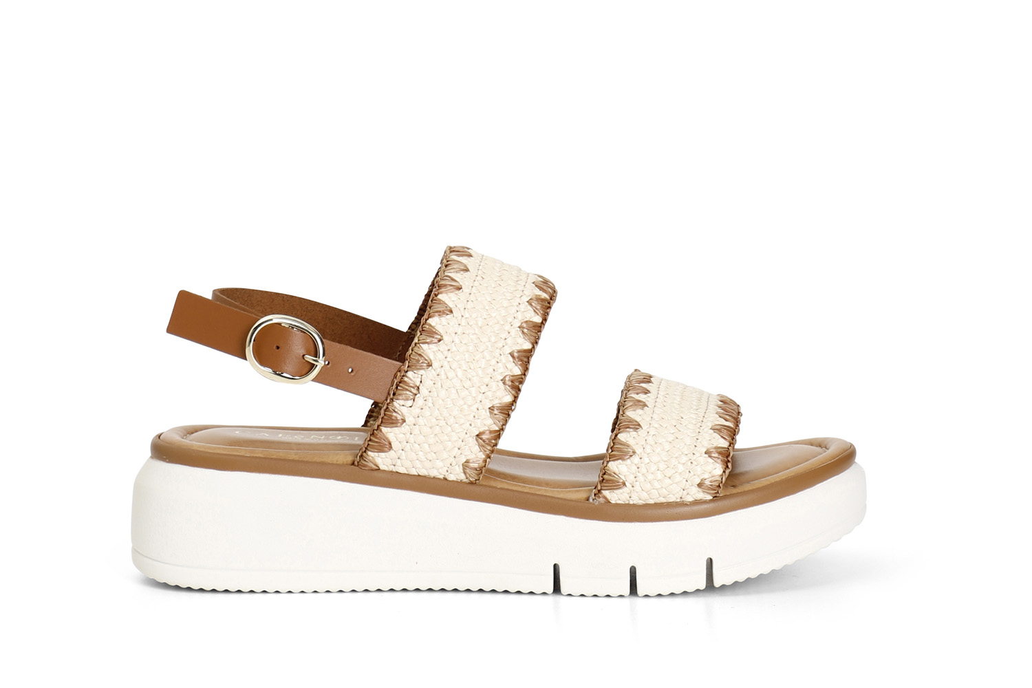 sandalias doble banda naturaltan 39