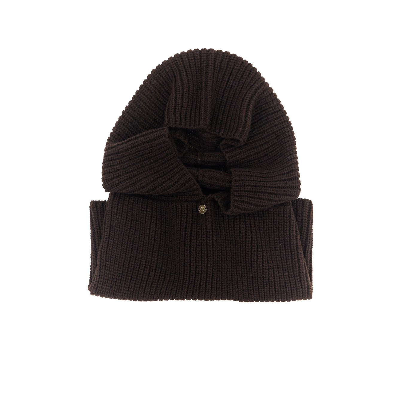 pasamontanas de canale de punto dark brown