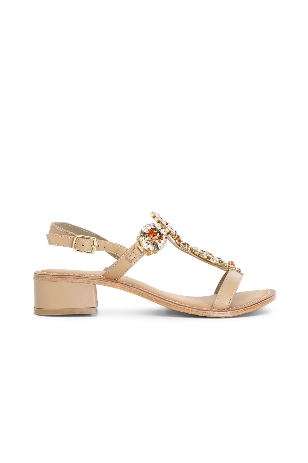 Zapatos CafÃ© Noir Sandalias Outlet Sandalias «t» De Piel Con Joya