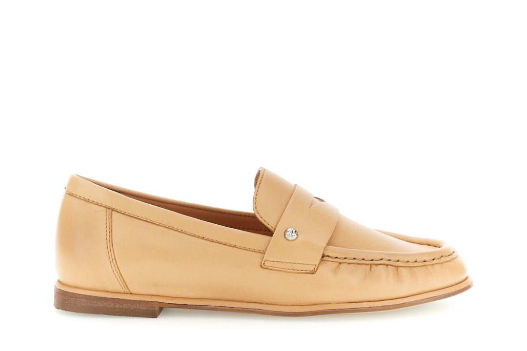 mocasines de piel napa con pliegues fishing