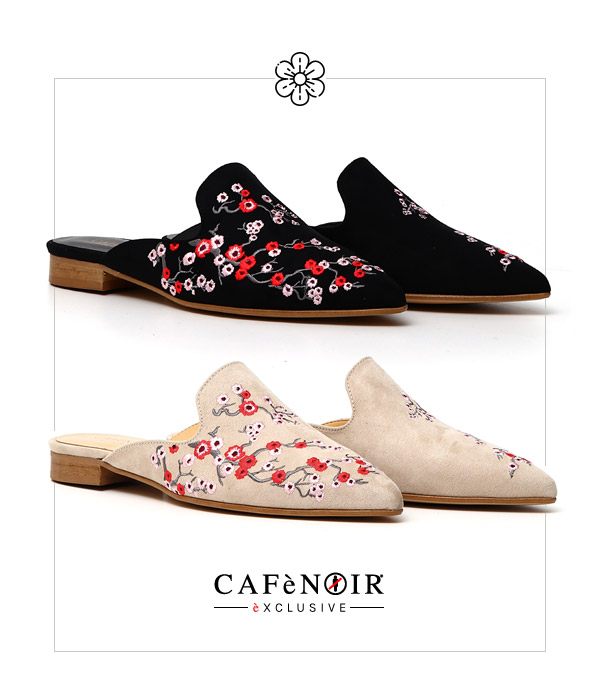 Sabot flores de melocot&oacute;n